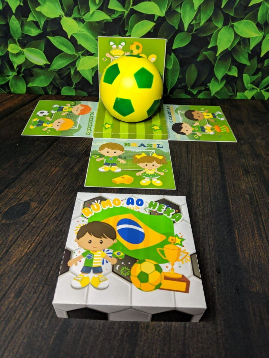 Arquivo Brasil Copa do Mundo 2022 Caixa Explosão Bola #14585