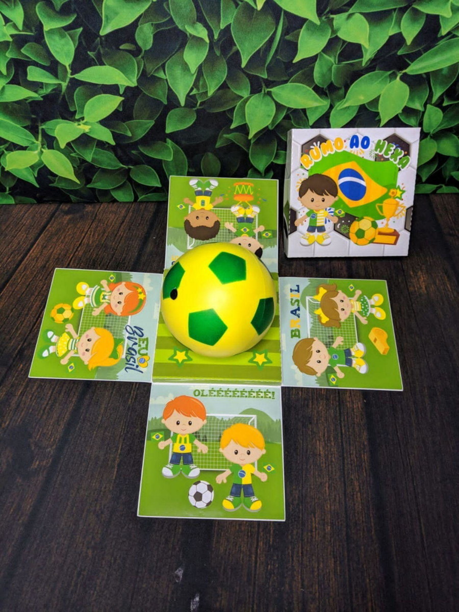 Arquivo Brasil Copa do Mundo 2022 Caixa Explosão Bola #14585 - Imagem 3