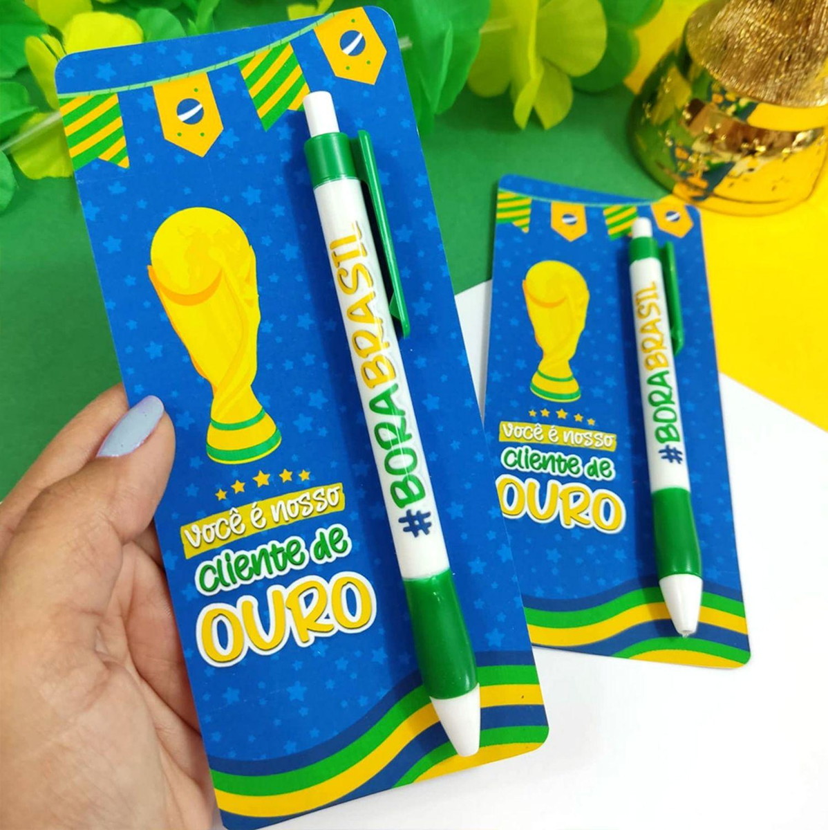 Arquivo Brinde Card Caneta Brasil Copa do Mundo 2022 #15470