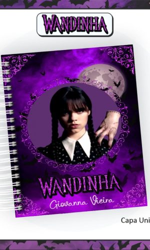 Arquivo Caderno Universitário Série Wandinha 2023 #15659