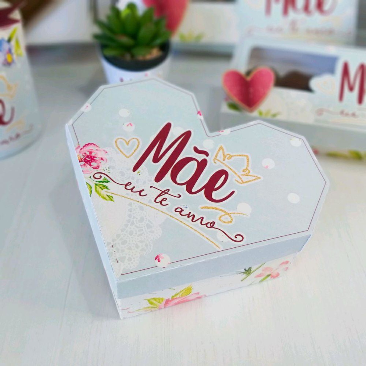 Arquivo Caixa Coração para Doces Dia das Mães #5029 - Imagem 2