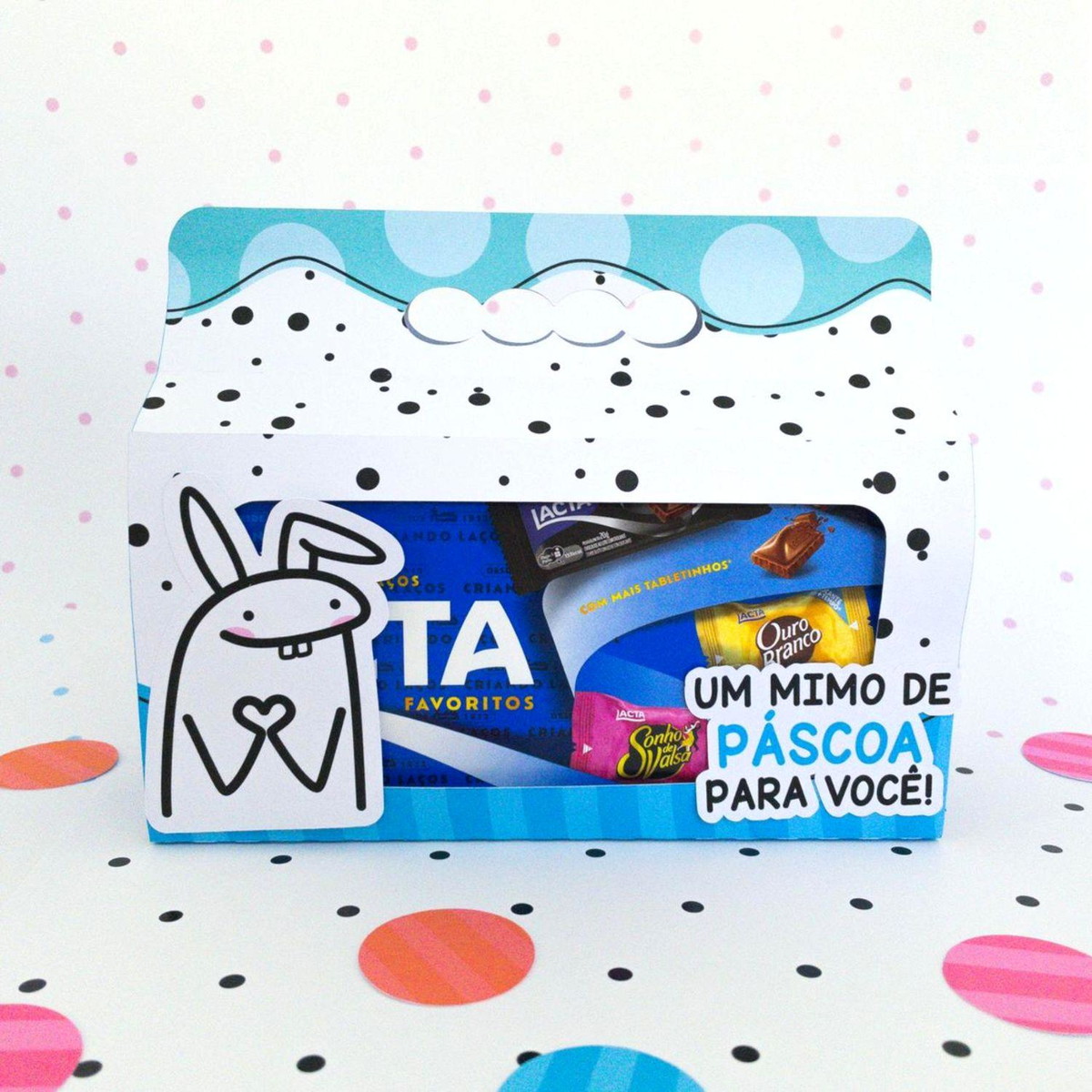 ARQUIVO CAIXA DE CHOCOLATE FLORK DE PASCOA #13831 - Imagem 3
