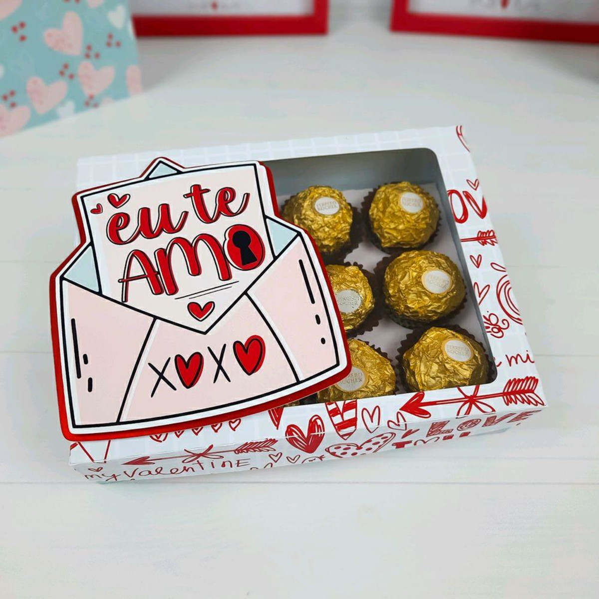 ARQUIVO CAIXA DIA DOS NAMORADOS 12 DOCES #5608 - Imagem 2