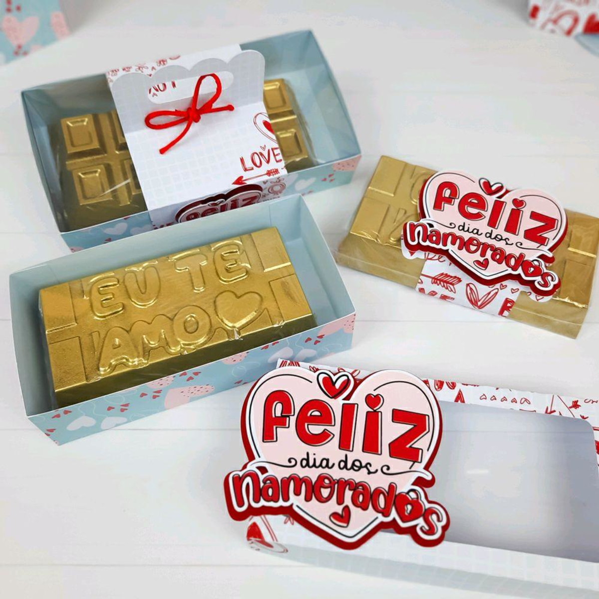 ARQUIVO CAIXA DIA DOS NAMORADOS BARRA DE CHOCOLATE #5611