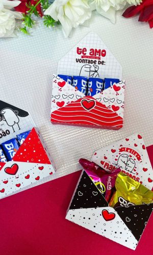 ARQUIVO CAIXA ENVELOPE PARA DOCES DIA DOS NAMORADOS #14017
