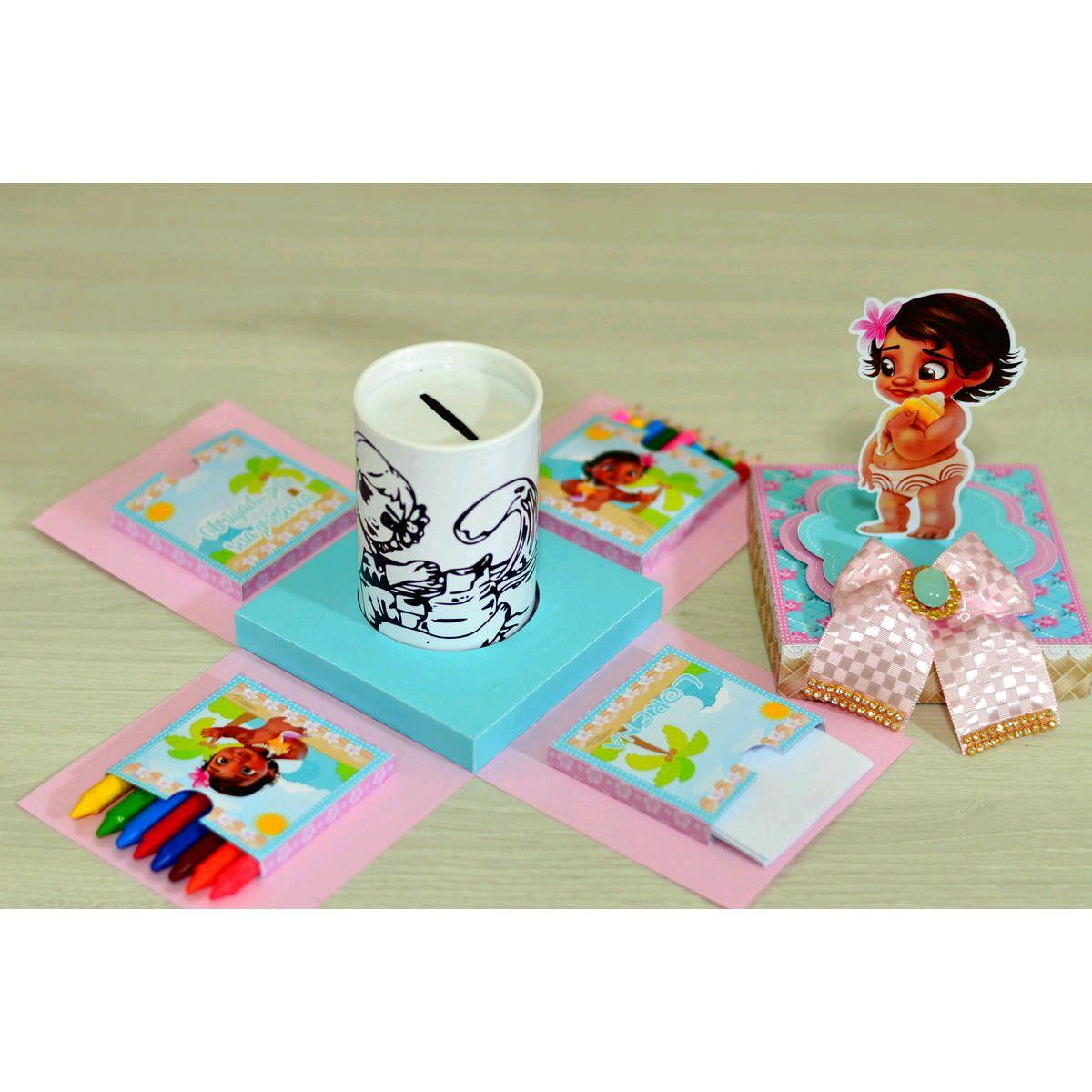 Arquivo Caixa Explosao Cofre Moana Baby #2705 Studio e pdf