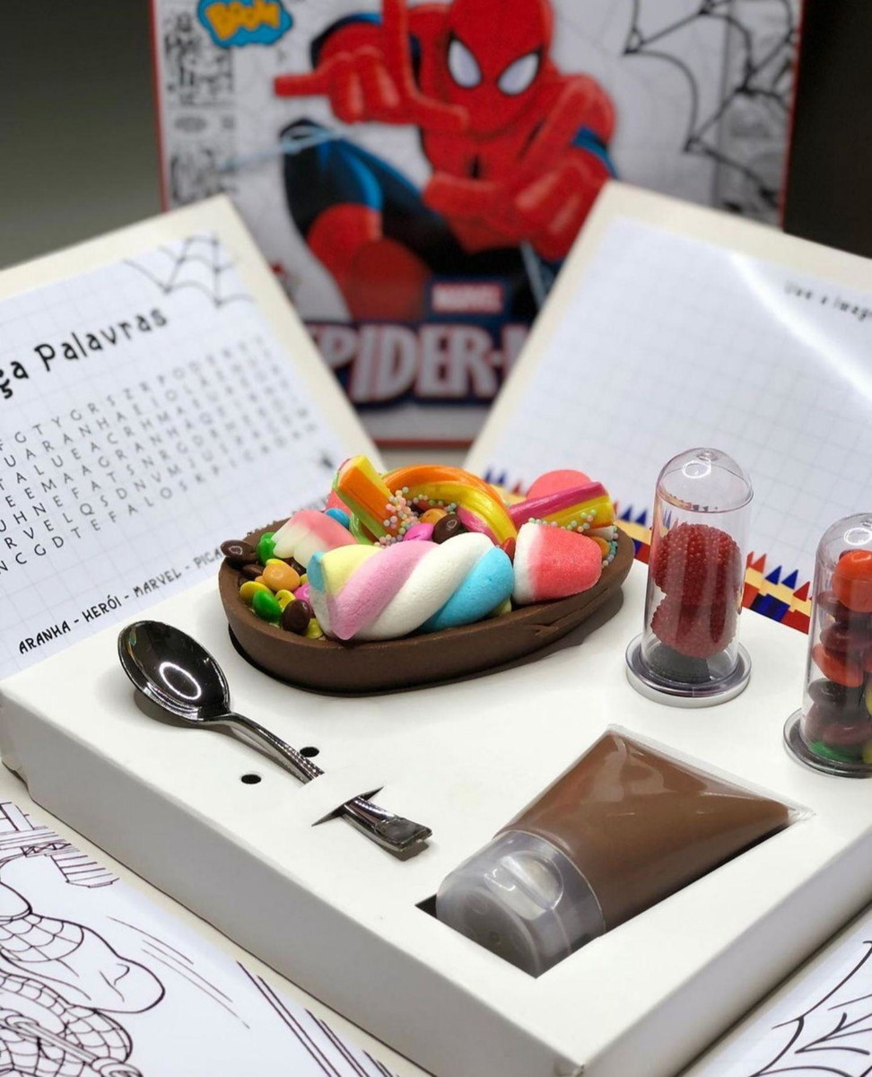 Arquivo Caixa Explosao Mini Confeiteiro Homem Aranha #14724