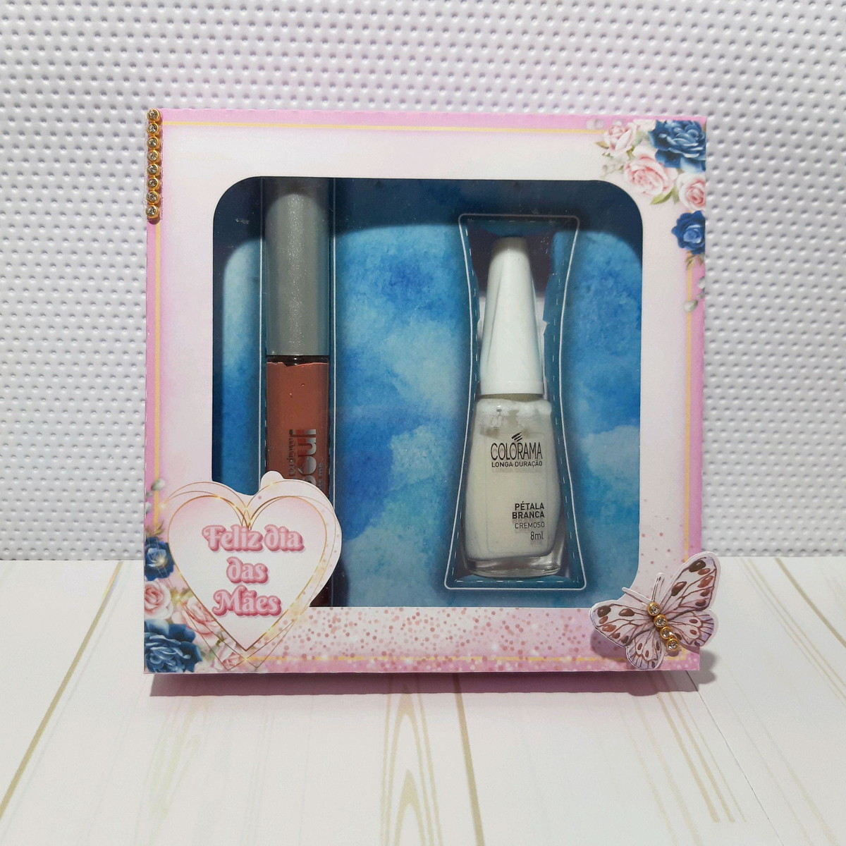 ARQUIVO CAIXA PARA BATOM E ESMALTE DIA DAS MÃES #5059