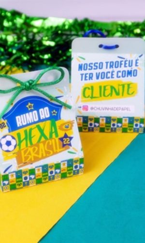 Arquivo Caixa para Blister Copa do Mundo 2022 Brasil #15443