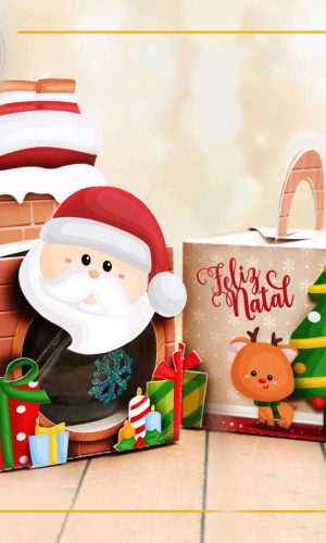 ARQUIVO CAIXA PARA BOLA ACRÍLICA DE NATAL STUDIO #11297