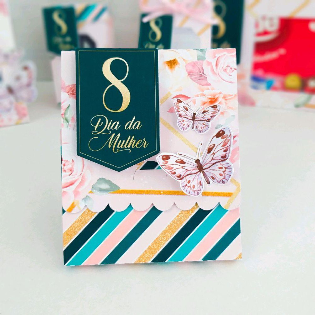 Arquivo Caixa para Chocolate Talento Dia da Mulher #4017 - Imagem 2