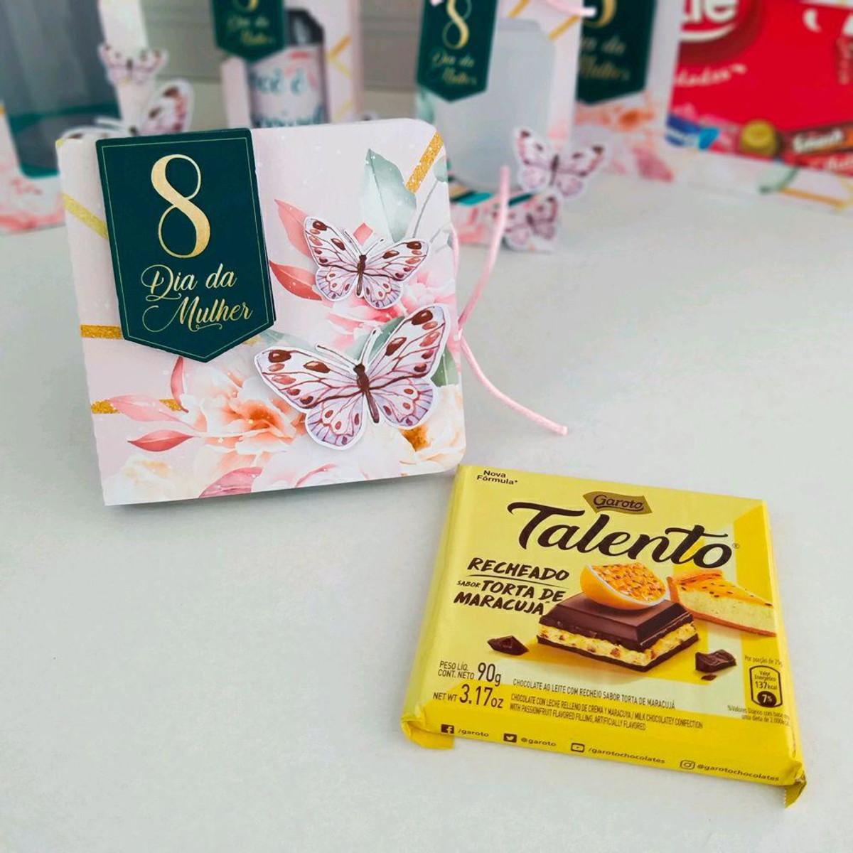 Arquivo Caixa para Chocolate Talento Dia da Mulher #4017 - Imagem 3