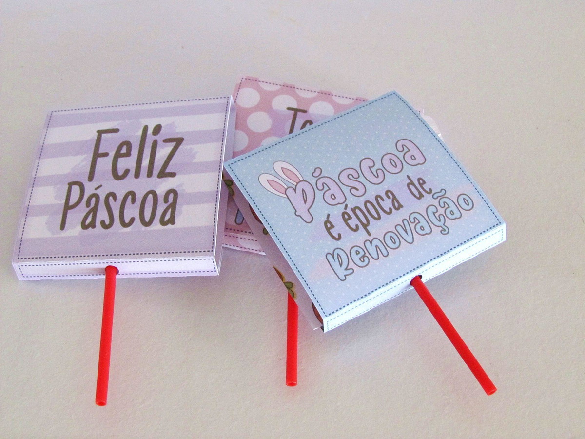ARQUIVO CAPA PARA PIRULITOS BRINDES CLIENTE PASCOA #13849