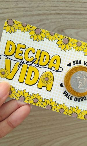 Arquivo Card Moeda De Chocolate Setembro Amarelo #15279