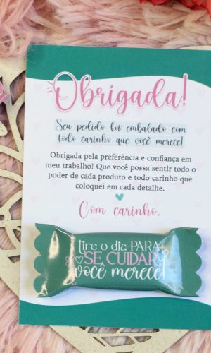 Arquivo Card p/ Balinha Brindes Clientes Dia das Mães #13960
