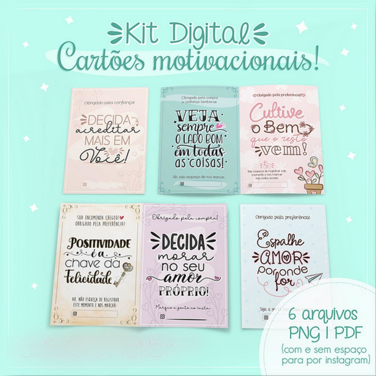 ARQUIVO CARTOES DE AGRADECIMENTO CLIENTES MOTIVAÇÕES #13844