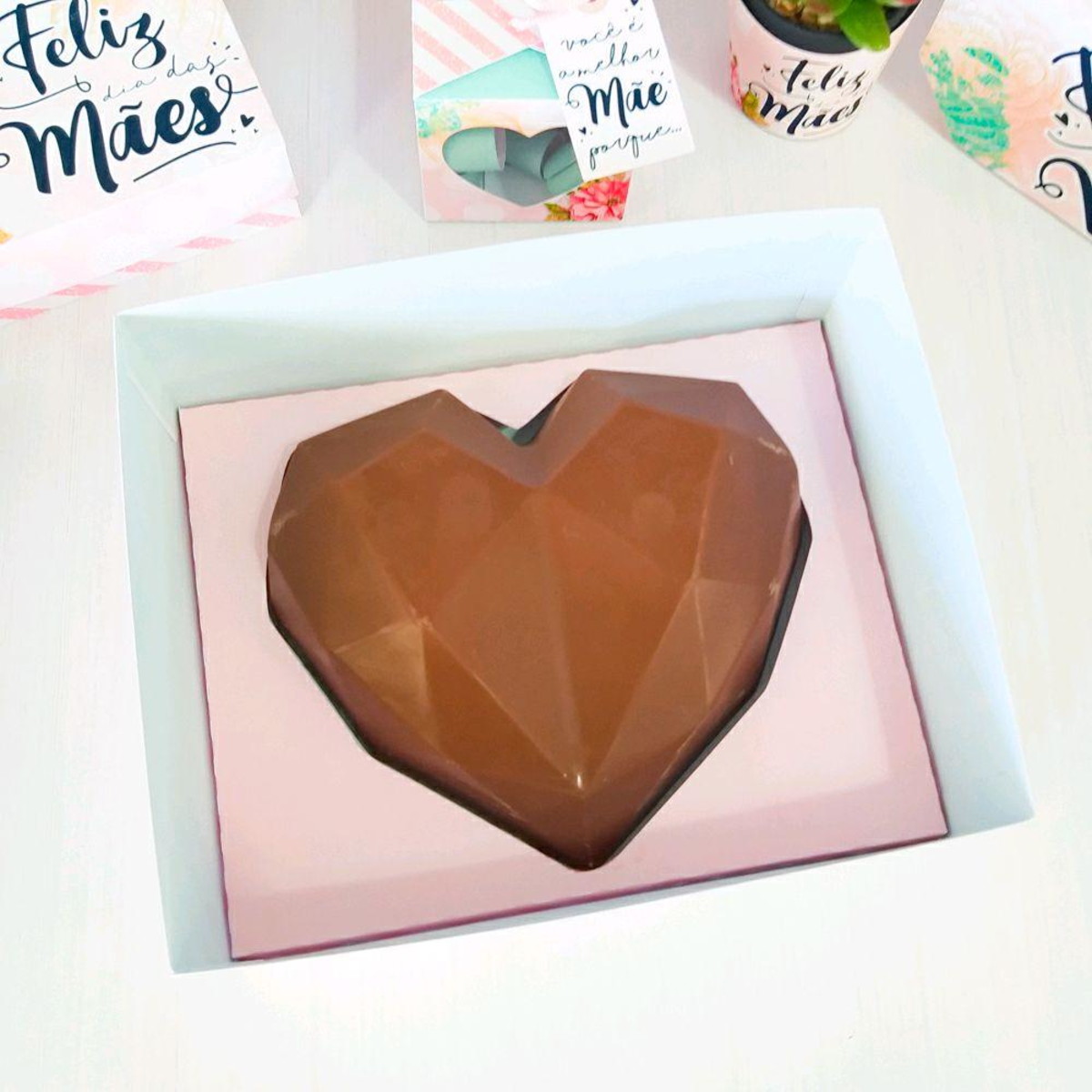 ARQUIVO CORAÇÃO CHOCO DE COLHER LAPIDADO DIA DAS MAES #5008 - Imagem 4