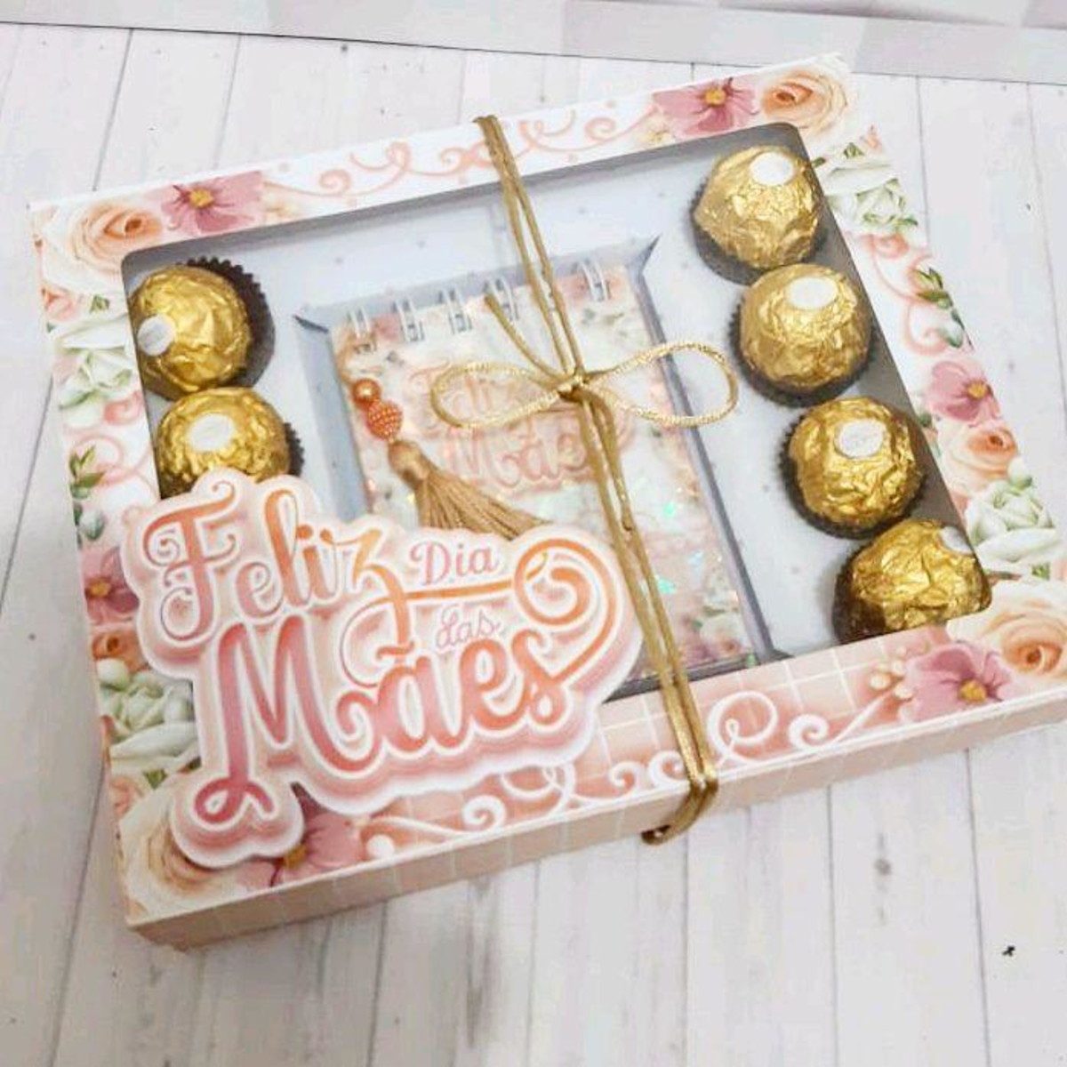 ARQUIVO CORTE CAIXA BLOQUINHO + 8 DOCES DIA DAS MÃES #5131 - Imagem 2