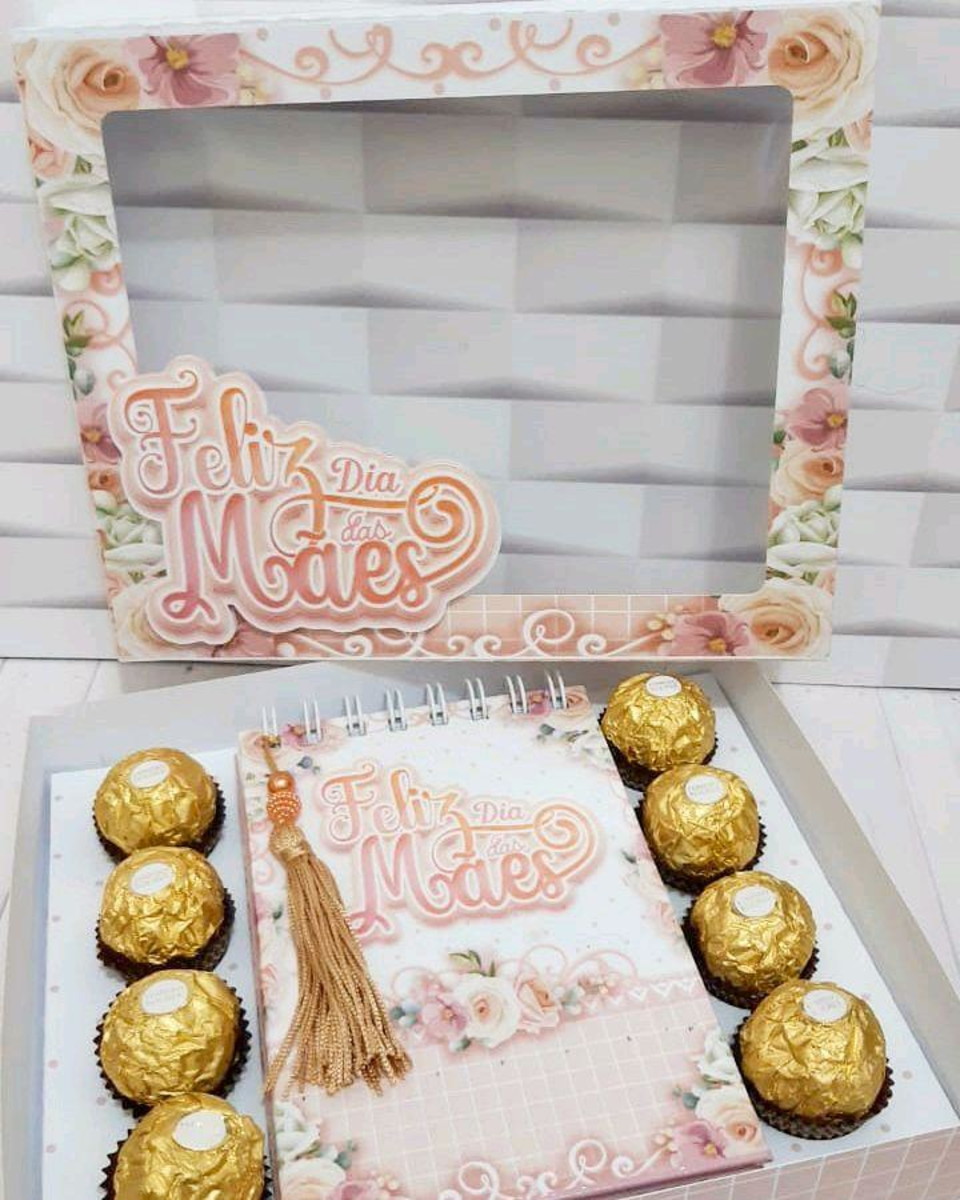 ARQUIVO CORTE CAIXA BLOQUINHO + 8 DOCES DIA DAS MÃES #5131