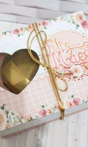 ARQUIVO CORTE CAIXA CORAÇÃO LAPIDADO 500G DIA DAS MÃES #5138