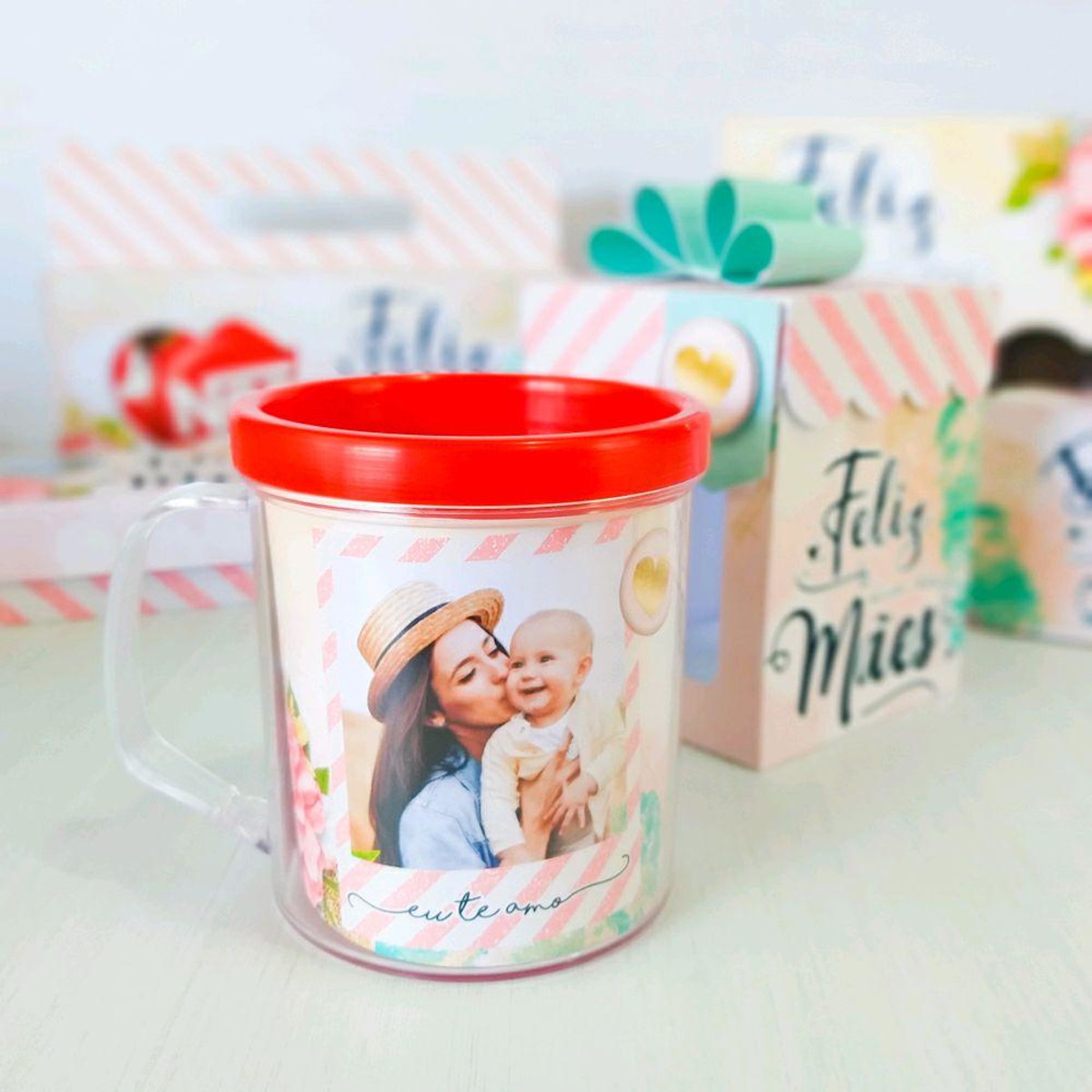 ARQUIVO CORTE CAIXA E ARTE PARA CANECA DIA DAS MÃES #5018 - Imagem 3
