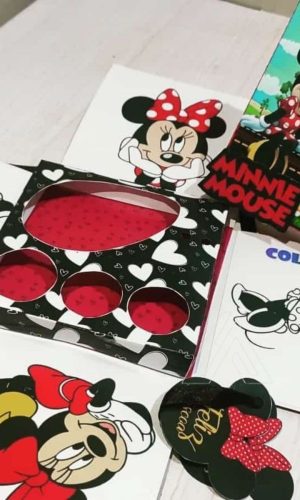 ARQUIVO CORTE CAIXA EXPLOSAO PASCOA MINNIE #13627
