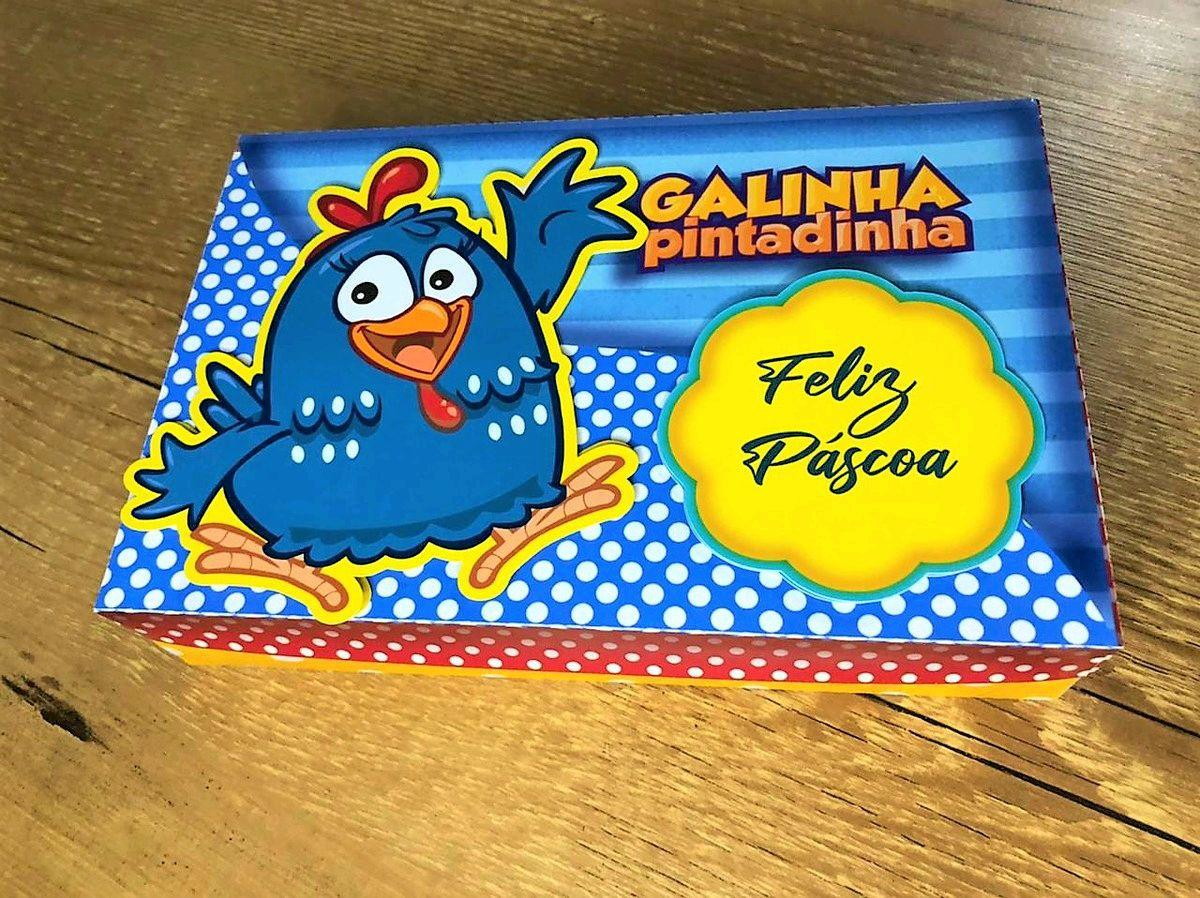 ARQUIVO CORTE CAIXA MINI CONFEITEIRO GALINHA PINTADINHA 3580