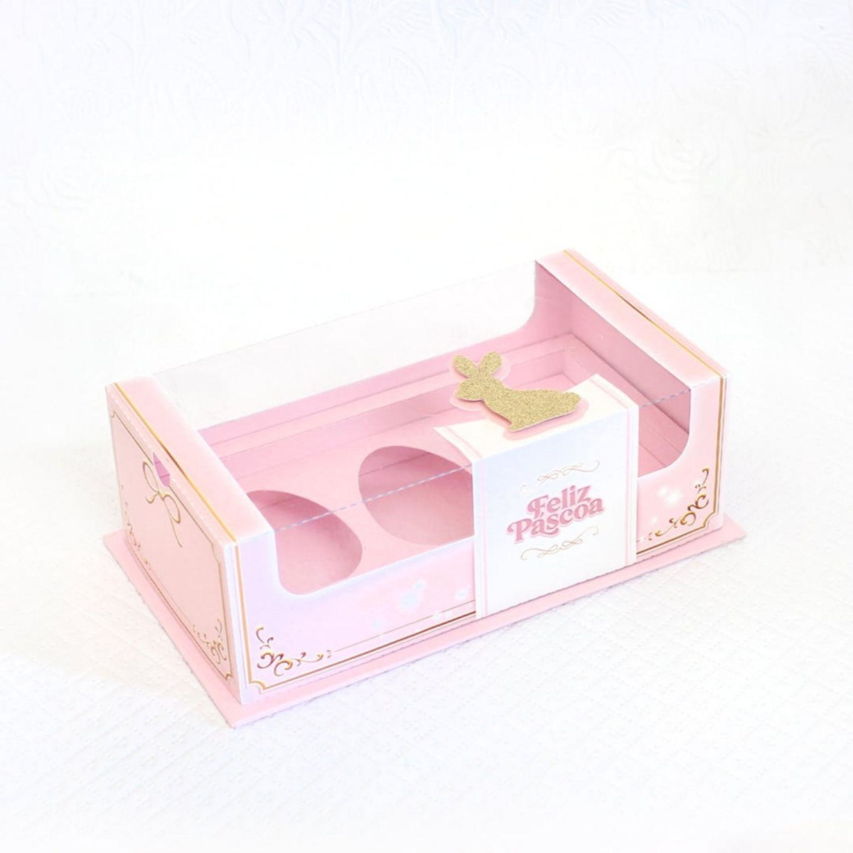 Arquivo Caixa Ovo de Colher Trio de 50g Rosa Pascoa #13798