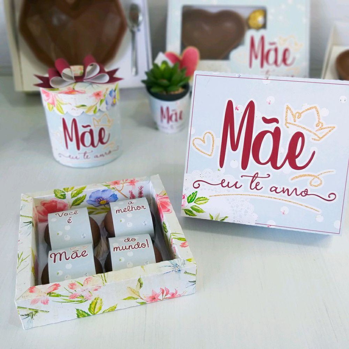 ARQUIVO CORTE CAIXA PÃO DE MEL E FOTO DIA DAS MÃES #5026 - Imagem 2
