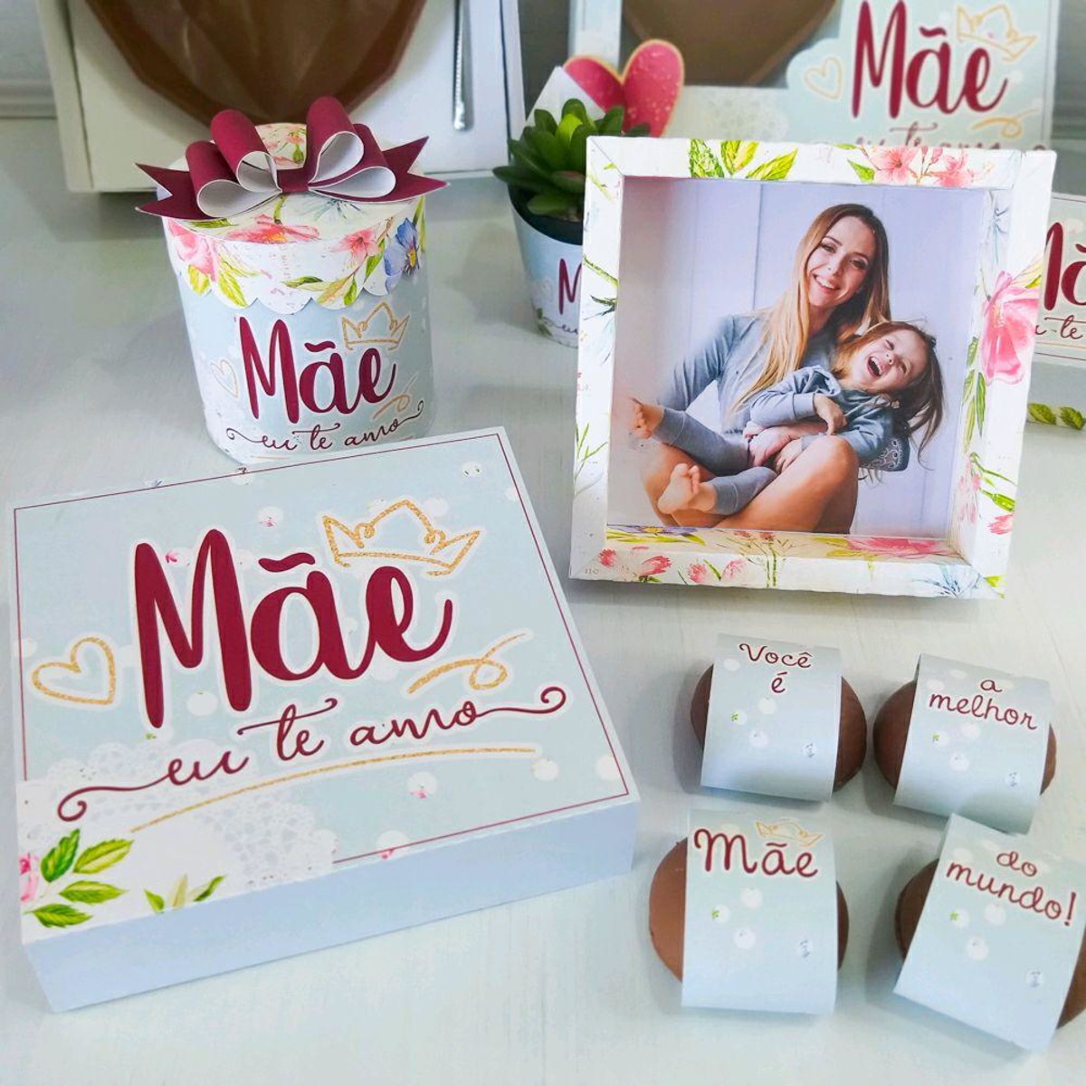 ARQUIVO CORTE CAIXA PÃO DE MEL E FOTO DIA DAS MÃES #5026 - Imagem 2