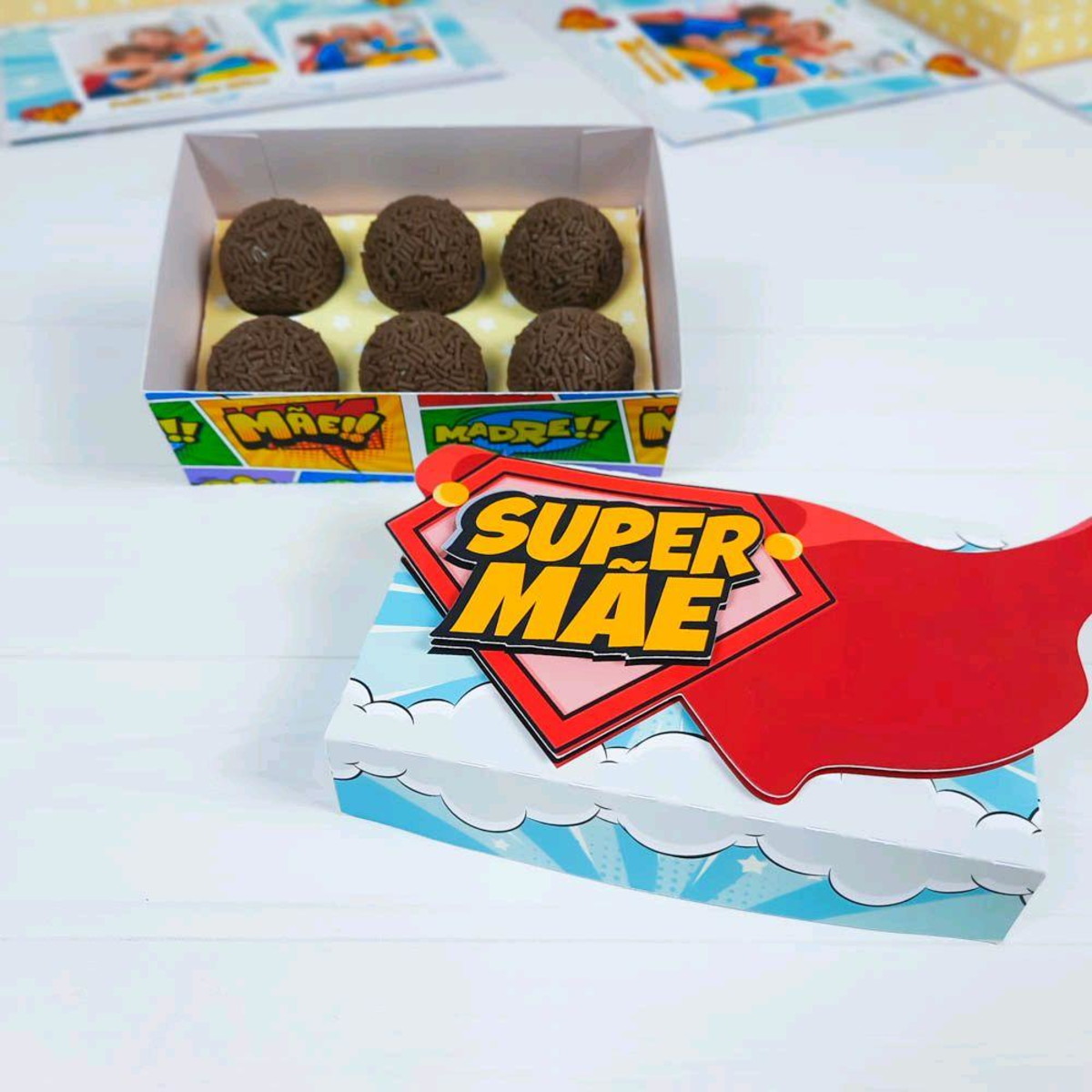 ARQUIVO CORTE CAIXA SUPER MÃE 6 DOCES DIA DAS MÃES #5095