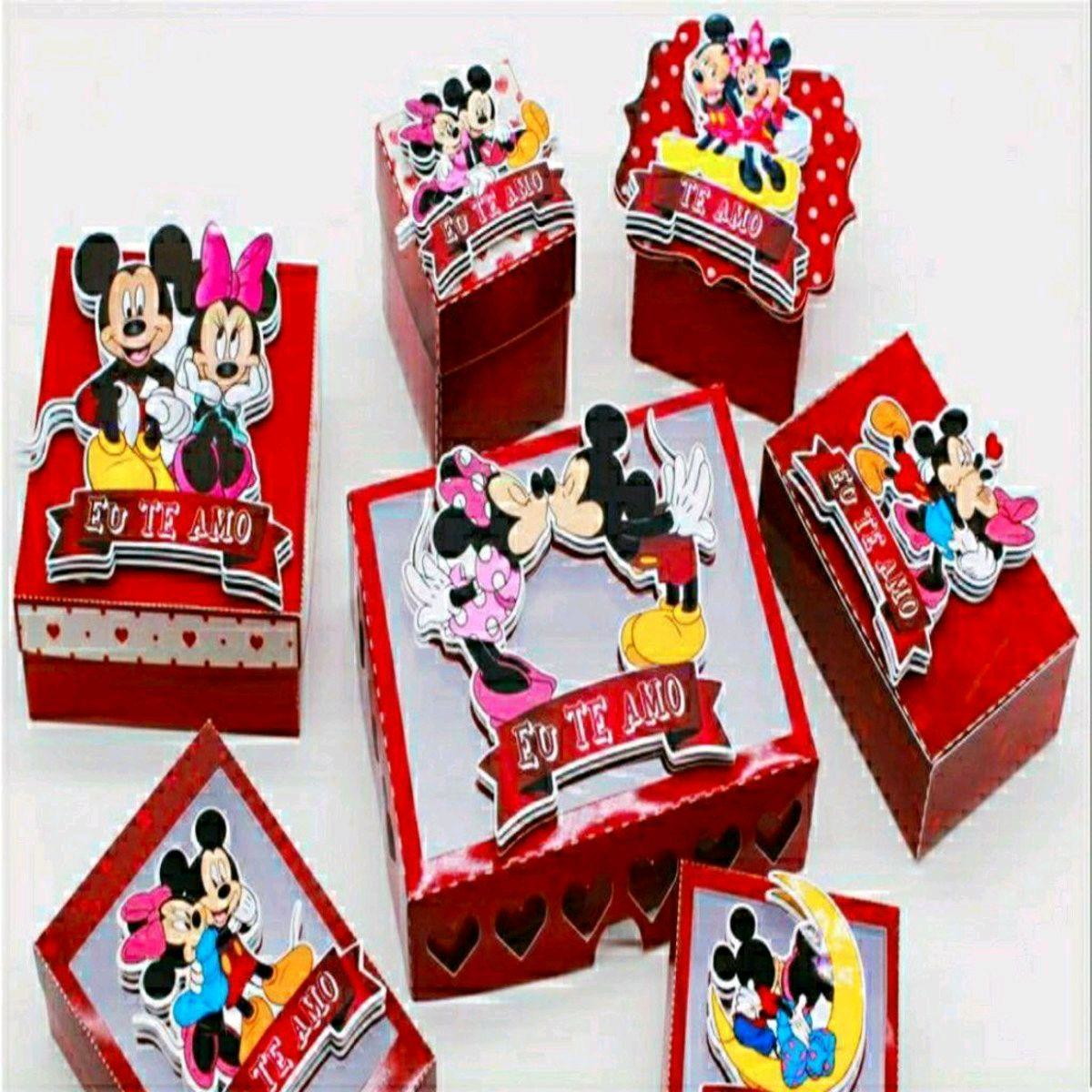 ARQUIVO CORTE CAIXAS PARA DOCES MICKEY (#364) - PDF E STUDIO