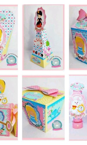 ARQUIVO CORTE KIT ALICE NO PAIS DAS MARAVILHAS #7053 STUDIO