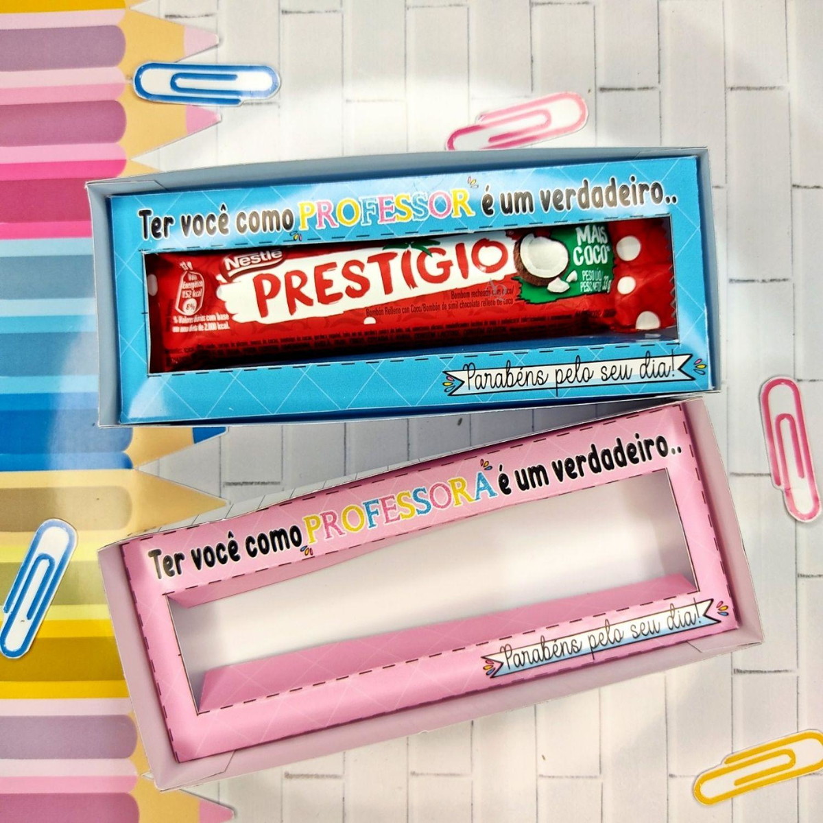 Arquivo Corte Kit Caixa Prestigio Dia dos Professores #15354 - Imagem 2
