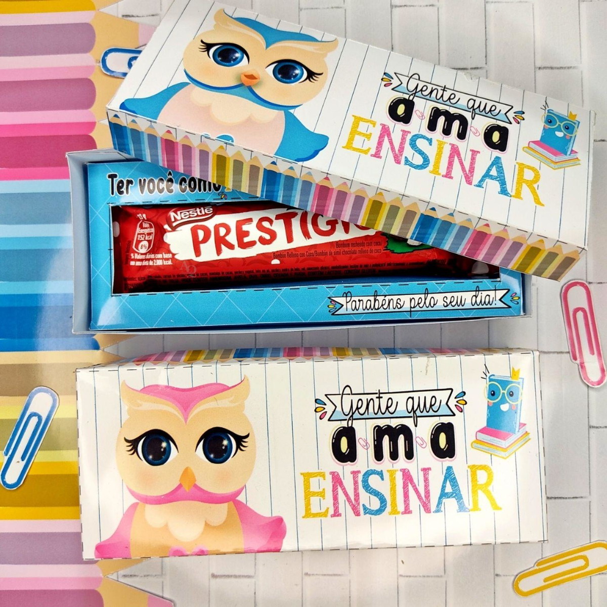Arquivo Corte Kit Caixa Prestigio Dia dos Professores #15354