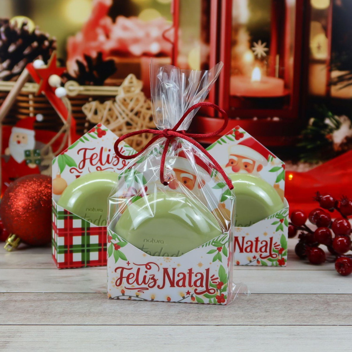 Arquivo Corte Kit Caixas Envelope para Sabonete Natal #16598 - Imagem 5