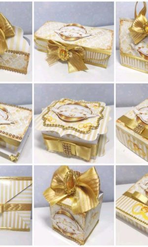 Arquivo Corte Kit Casamento Dourado (#7093) Pdf Studio