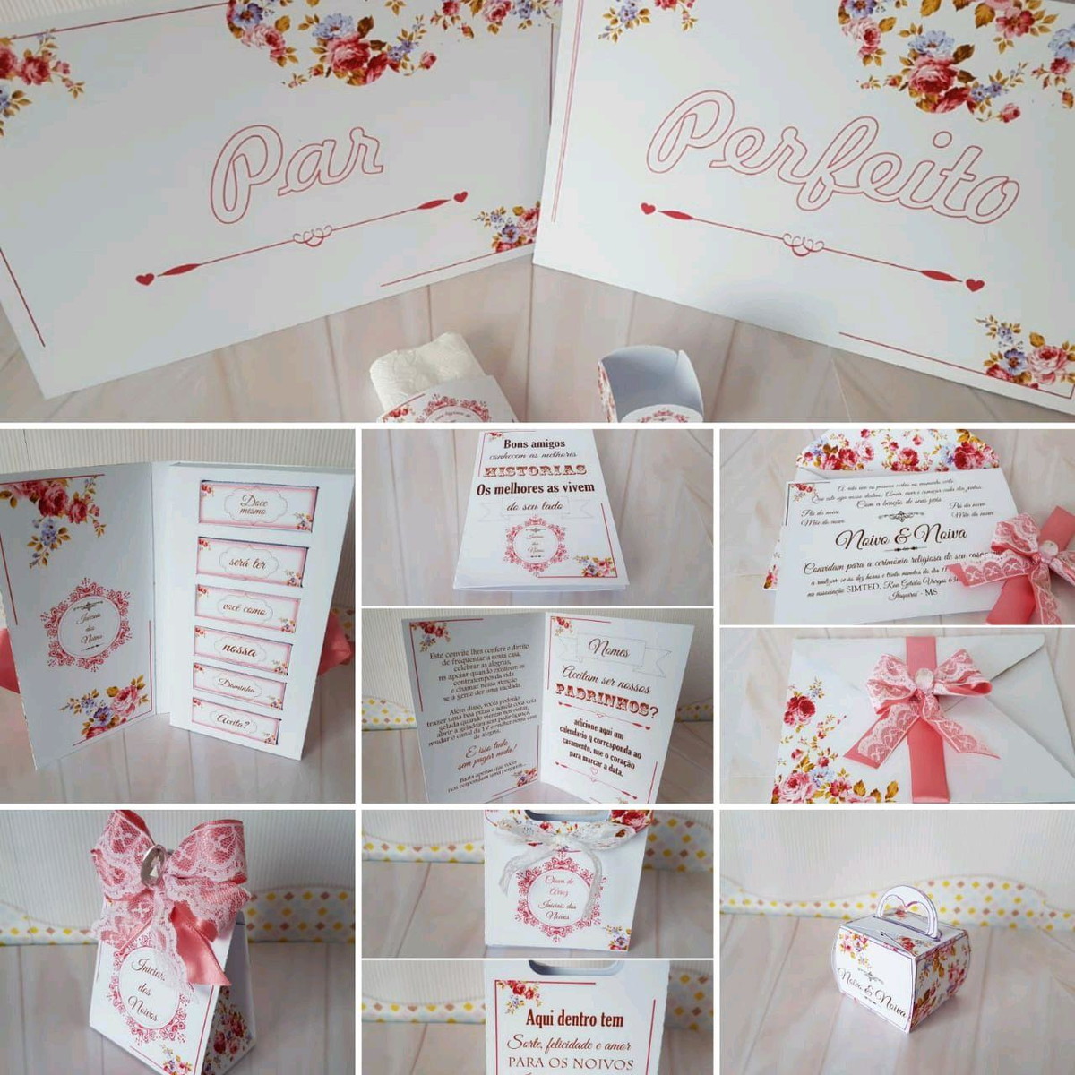 ARQUIVO CORTE KIT CASAMENTO VERMELHO (#7097) PDF STUDIO