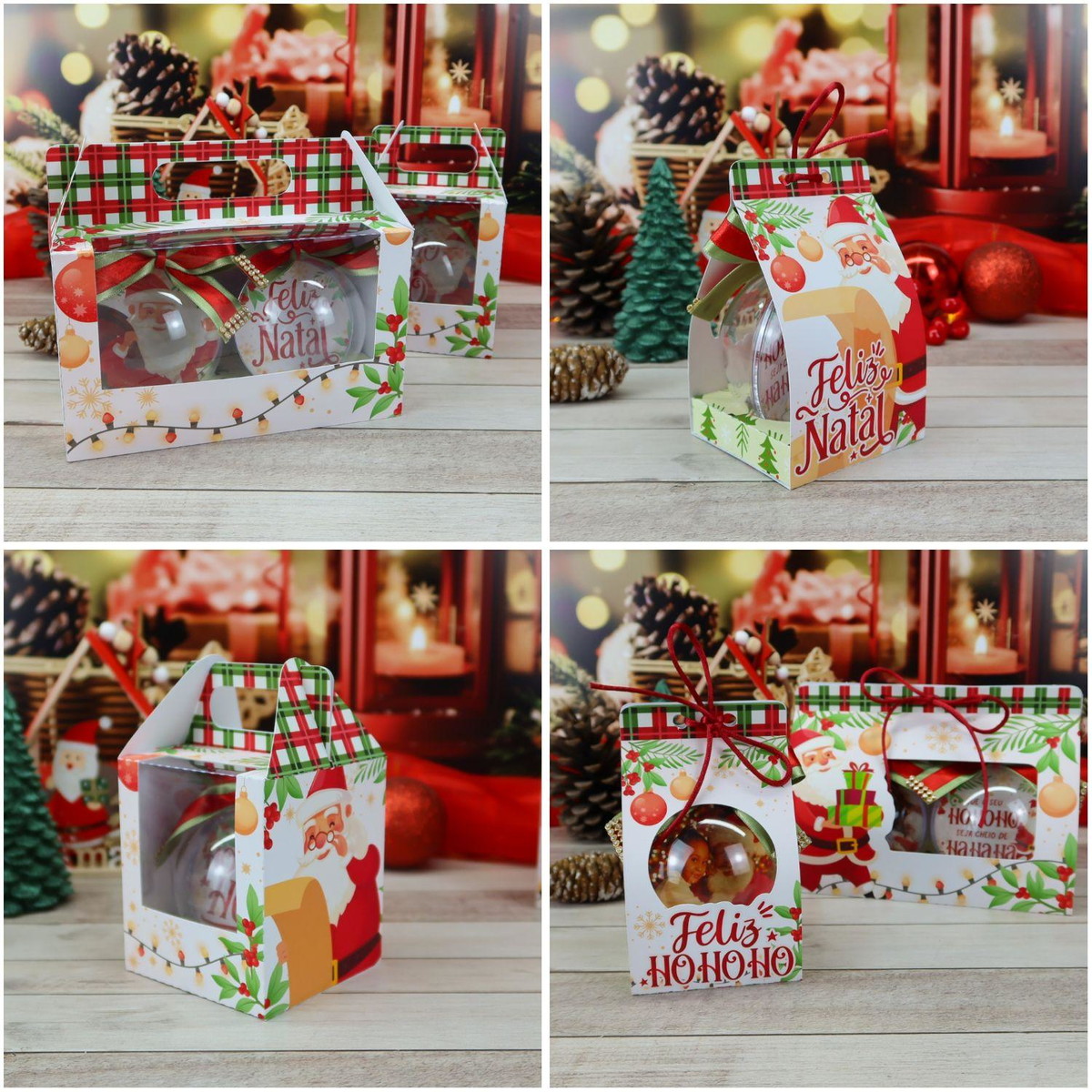Arquivo Corte Kit Combo Caixas para Esferas de Natal #16601 - Imagem 3
