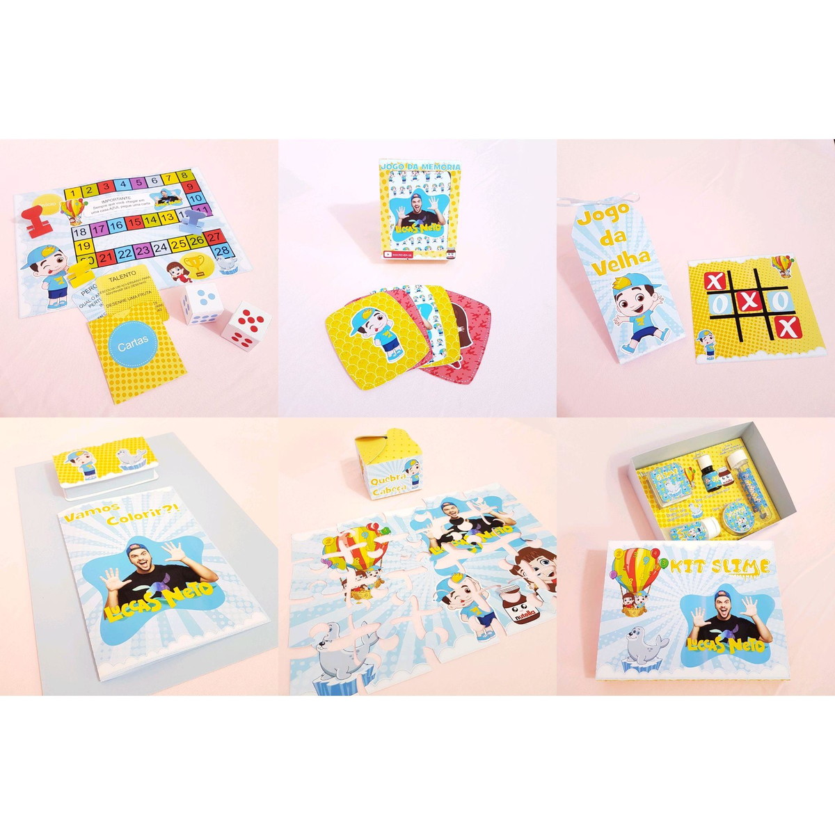ARQUIVO CORTE KIT DIVERSÃO DIA DAS CRIANÇAS LUCAS NETO #9087