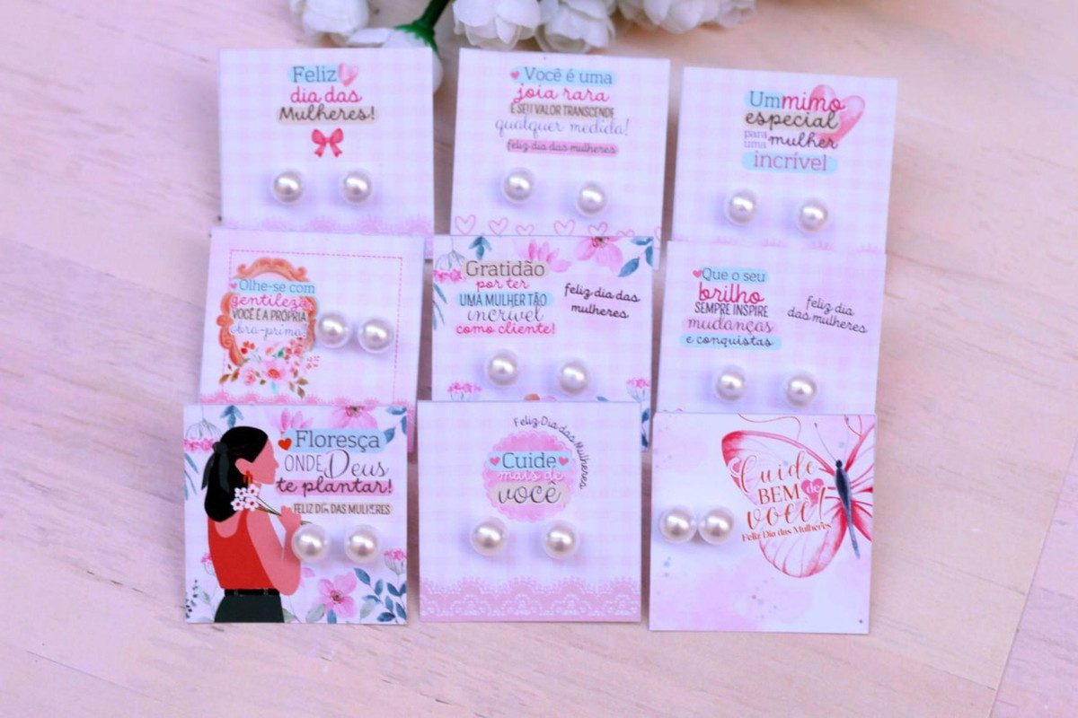 Arquivo Corte Mimo Kit Cards Brinco Dia das Mulheres #17003