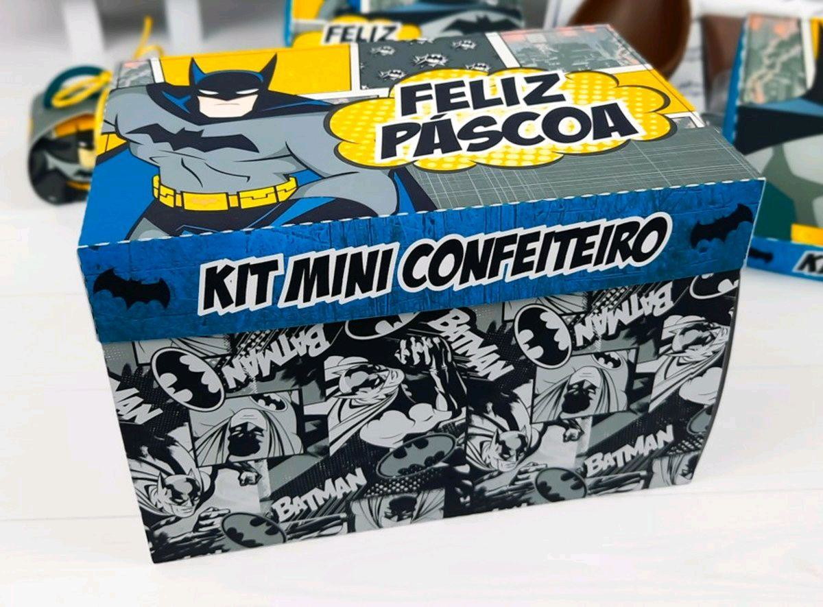 ARQUIVO CORTE PASCOA CAIXA CONFEITEIRO EXPLOSÃO BATMAN #3439 - Imagem 3