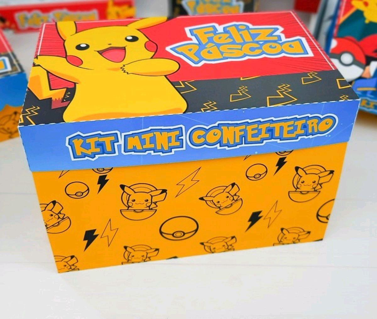 ARQUIVO CORTE PASCOA CAIXA CONFEITEIRO EXPLOSÃO POKEMON 3454 - Imagem 2