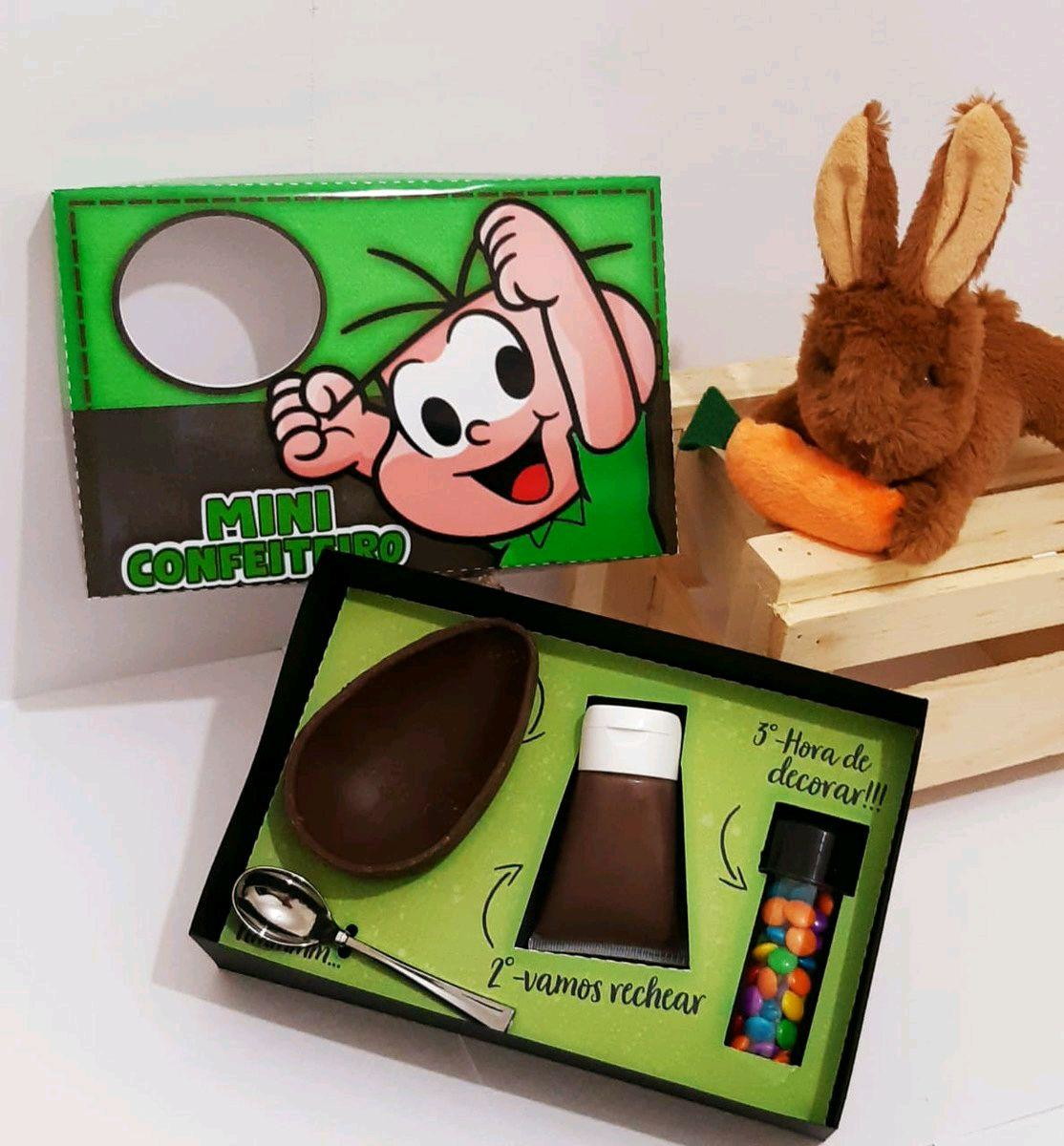 ARQUIVO CORTE PASCOA CAIXA MINI CONFEITEIRO CEBOLINHA #3623 - Imagem 3