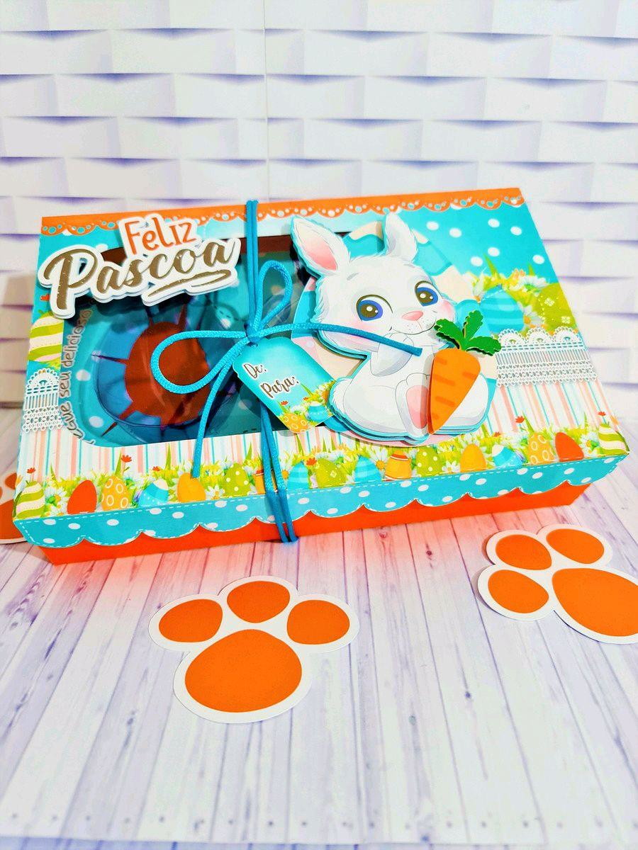 Arquivo Corte Pascoa Caixa Mini Confeiteiro Coelhinho #3283