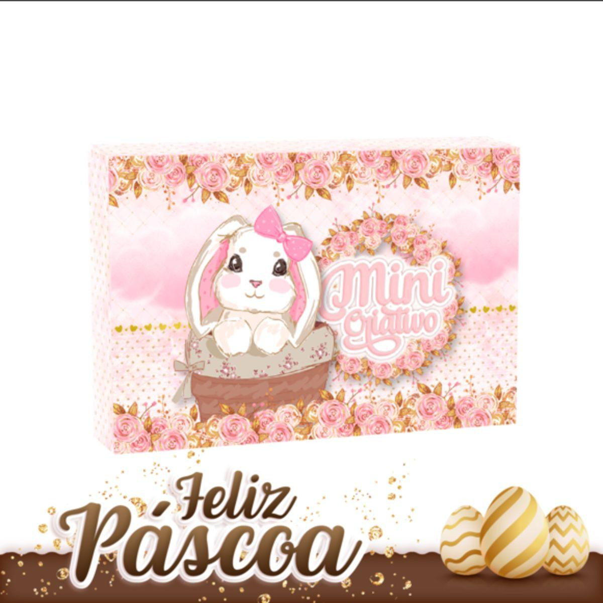 ARQUIVO CORTE PASCOA CAIXA MINI CONFEITEIRO COELHO ROSA 3094 - Imagem 3
