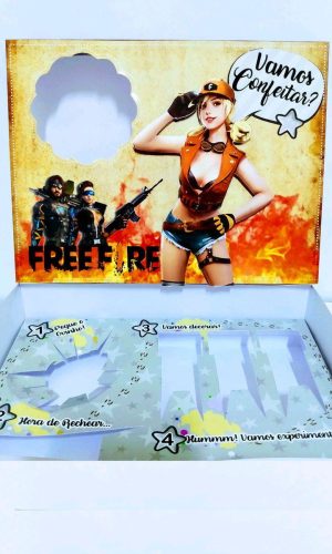 ARQUIVO CORTE PASCOA CAIXA MINI CONFEITEIRO FREE FIRE #3064