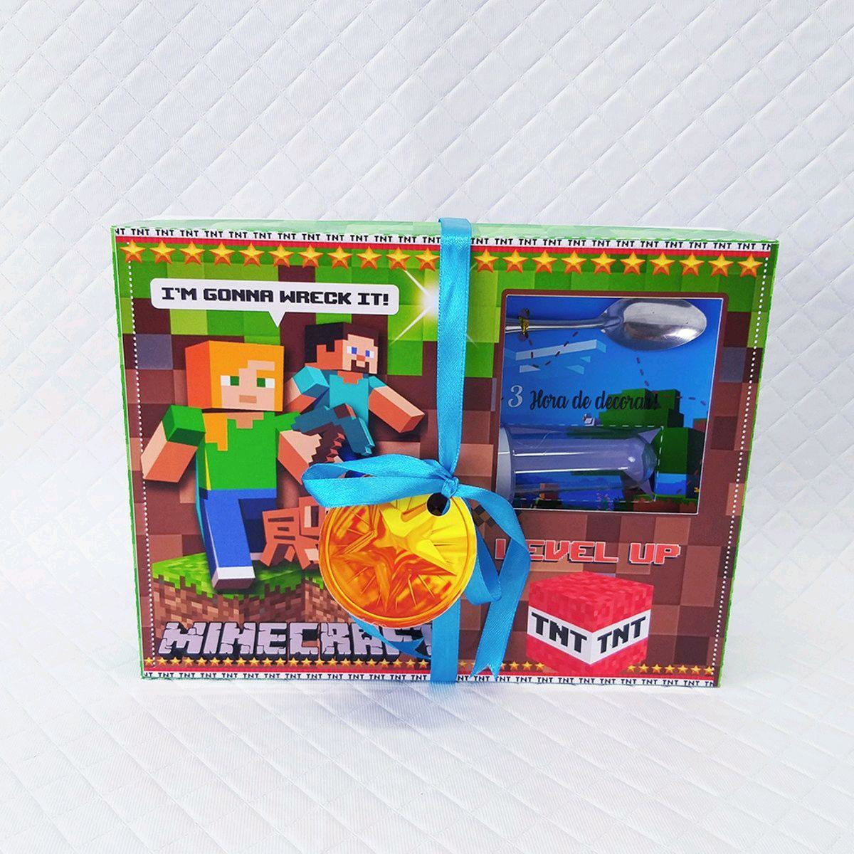 ARQUIVO CORTE PASCOA CAIXA MINI CONFEITEIRO MINECRAFT #3002 - Imagem 2
