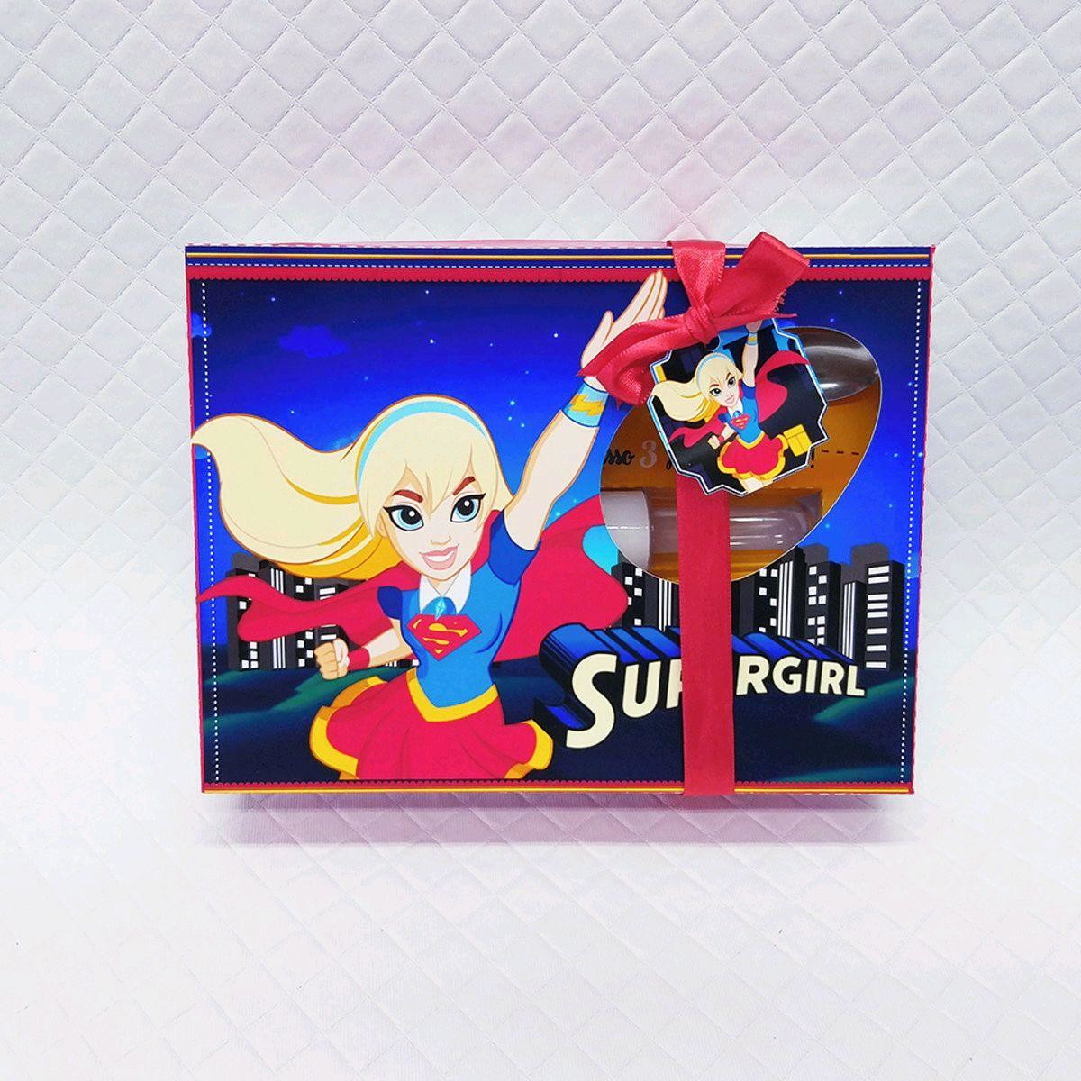 ARQUIVO CORTE PASCOA CAIXA MINI CONFEITEIRO SUPER GIRL #3009 - Imagem 2