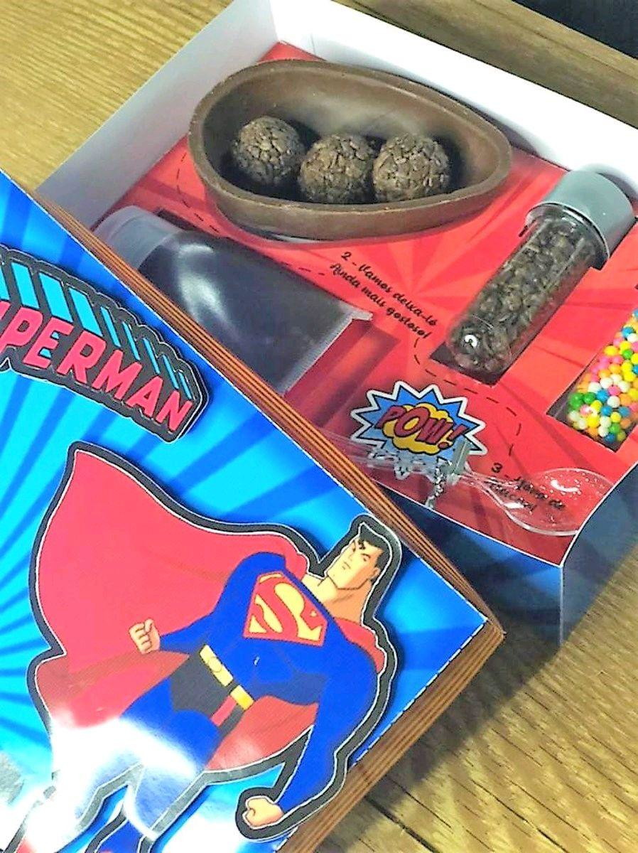 ARQUIVO CORTE PASCOA CAIXA MINI CONFEITEIRO SUPERMAN #3582